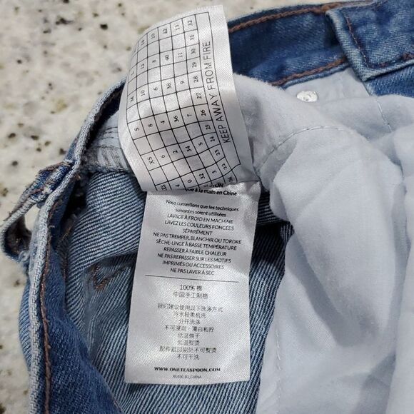 One teaspoon, Man X, Junkyard Denim Skirt, Size 26 - Picture 8 of 8